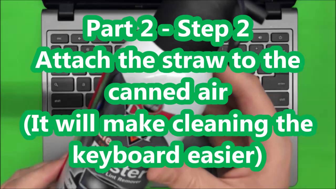 How to Clean a Laptop or Chromebook - YouTube