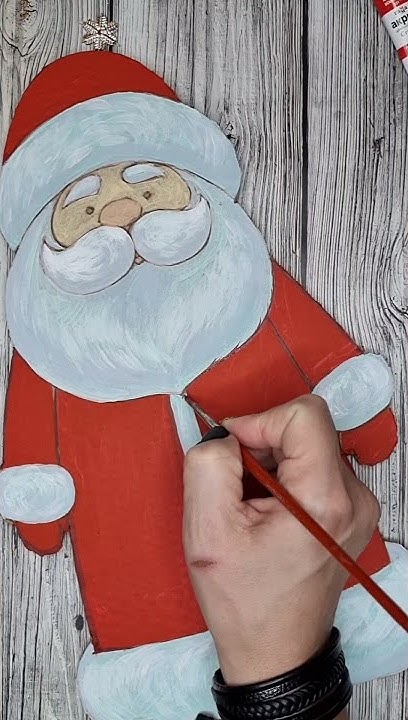 Дед Мороз 🎅 #из картона #поделки #своимируками #поделкинановыйгод # ...
