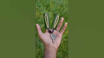 Bamboo Creations with Finger Catapult #Bamboo #Diy #Slingshots #Catapult