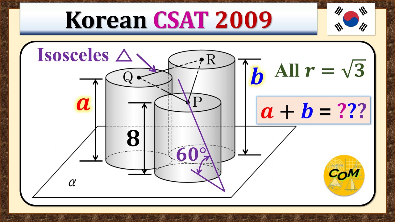 3D Geometry Problem Born In HELL! [Korean CSAT 2009]