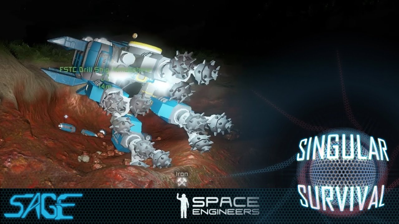 Space Engineers, Singular Survival, Ep 3 (Mining Mismatch) - YouTube
