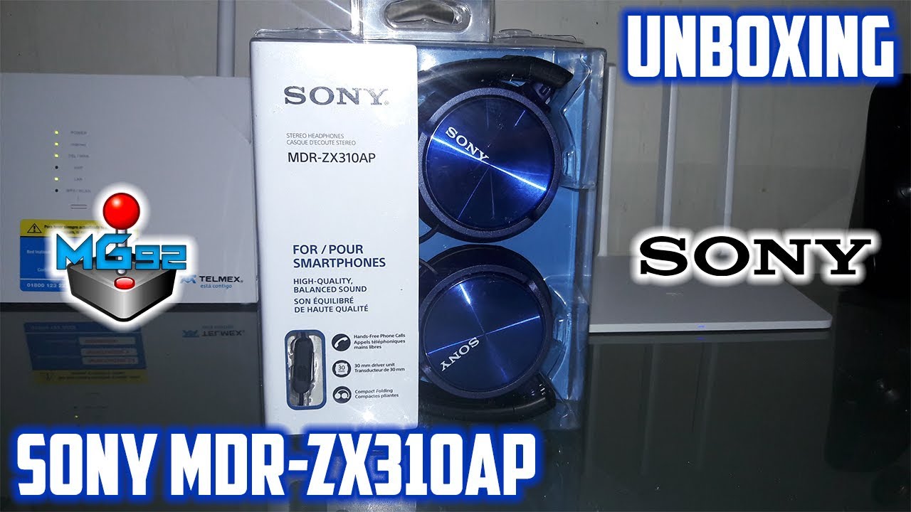 Sony MDR-ZX310 Auriculares con cable, color azul