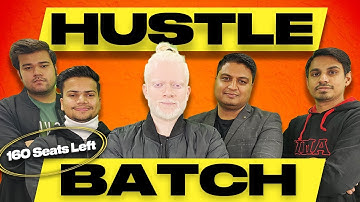 Your Time Starts NOW! | Hustle Batch for CUCET, IPMAT, DU JAT, Christ University etc.