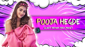 { Pooja Hegde }hot 🔥 XML  #newvideo #alightmotion#xml #poojahegde #preset