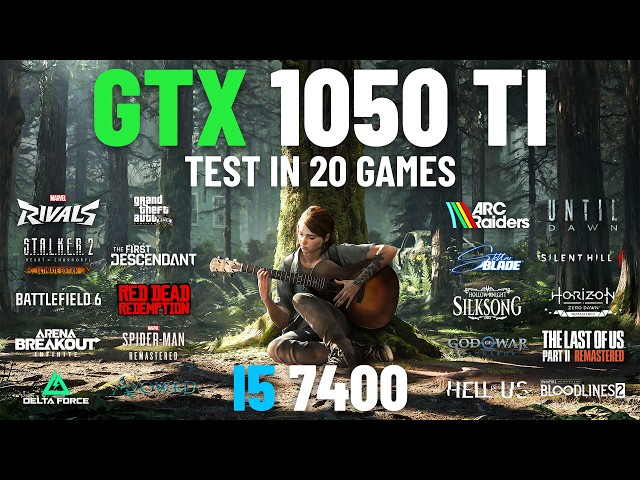 GTX 1050 Ti + i5 7400 - Test in 20 Games in 2025 - YouTube
