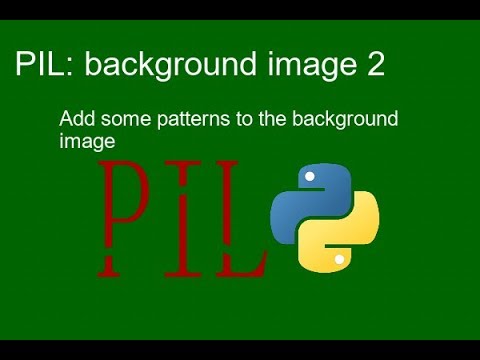 Python & PIL:
