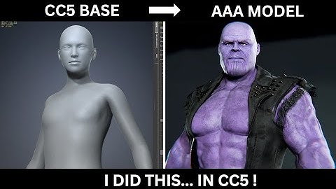 Can Character Creator 5 Make A Film-Ready Thanos? | CC5 Limits Tested