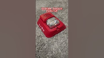 System Sensor P2RL-LF #firealarms #firealarmsystem #electrician #firesafety #fire #safety #shorts