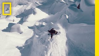 Riding the Avalanche | Edge of the Unknown on Disney+