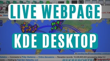 Live Webpage as a Desktop Wallpaper on KDE Desktop