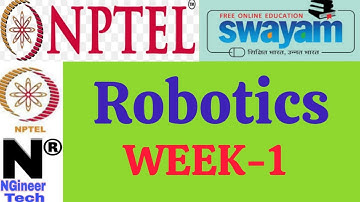 Robotics || Week 1 || Nptel 2023 || Ngineer Tech