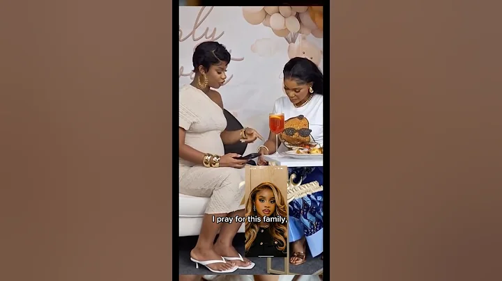 Baby shower  beautiful moment  Priscilla Ojo and her mom Iyabo Ojo #jumajux #priscillaojo #pregnant