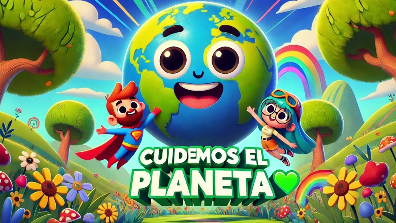 🌿 "Cuidemos el planeta 🌍 | Canción infantil para amar la Tierra" Aprende con musica infantil