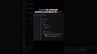How to check Prime number in C++🤔||#coding #c++ #dsa