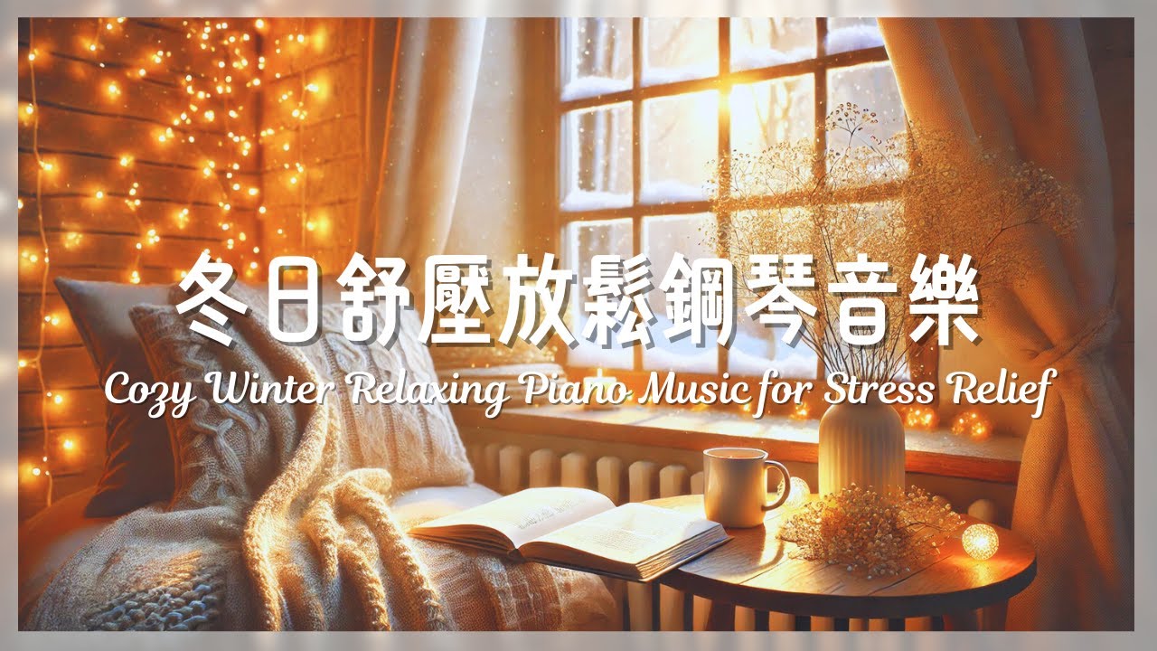 冬日舒壓放鬆音樂 Cozy Winter Relaxing Piano Music for Stress Relief | Café ...