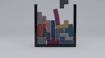 🎮 Tetris Reimagined in 3D! | Cinema 4D & Redshift Animation ✨