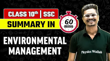 Environmental Management | Biology Summary | Class 10 | Maharashtra SSC