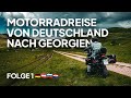 Szene aus dem Motorrad-Reisevideo „Motorradreise von Deutschland nach Georgien Folge 1 | BIKEmitUNS, Adventure, Offroad" in Deutschland, Slowenien, Kroatien, Georgien – Bild 3 von 3