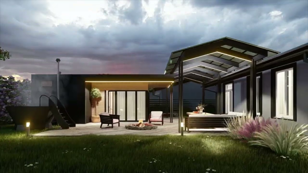 3D-визуализация построек на участке 7 соток в поселке Княжий