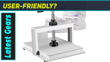 `Ultimate A3 Book Press Machine: Manual Bookbinding Essential!