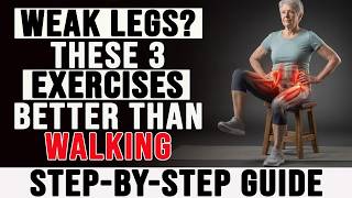 Over 50? JUST Do THESE 3 Exercises To Double Leg Strength Immediately! (10,000x Better Than Squats)