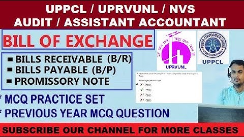 bill of exchange for UPRVUNL, UPPCL Assistant accountant ,uppcl aro,UPRVUNL, accounts