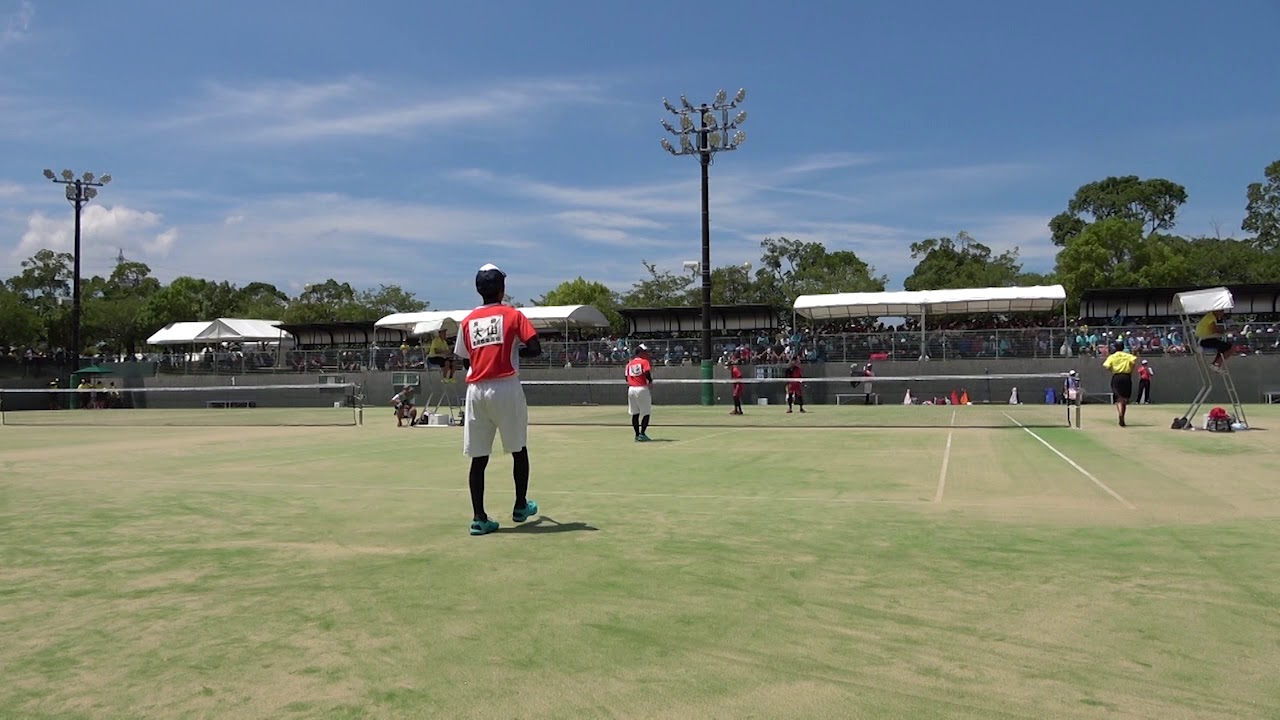 2019年IH ソフトテニス 男子 団体 3回戦 都城商（宮崎）×岡山理大附（岡山）