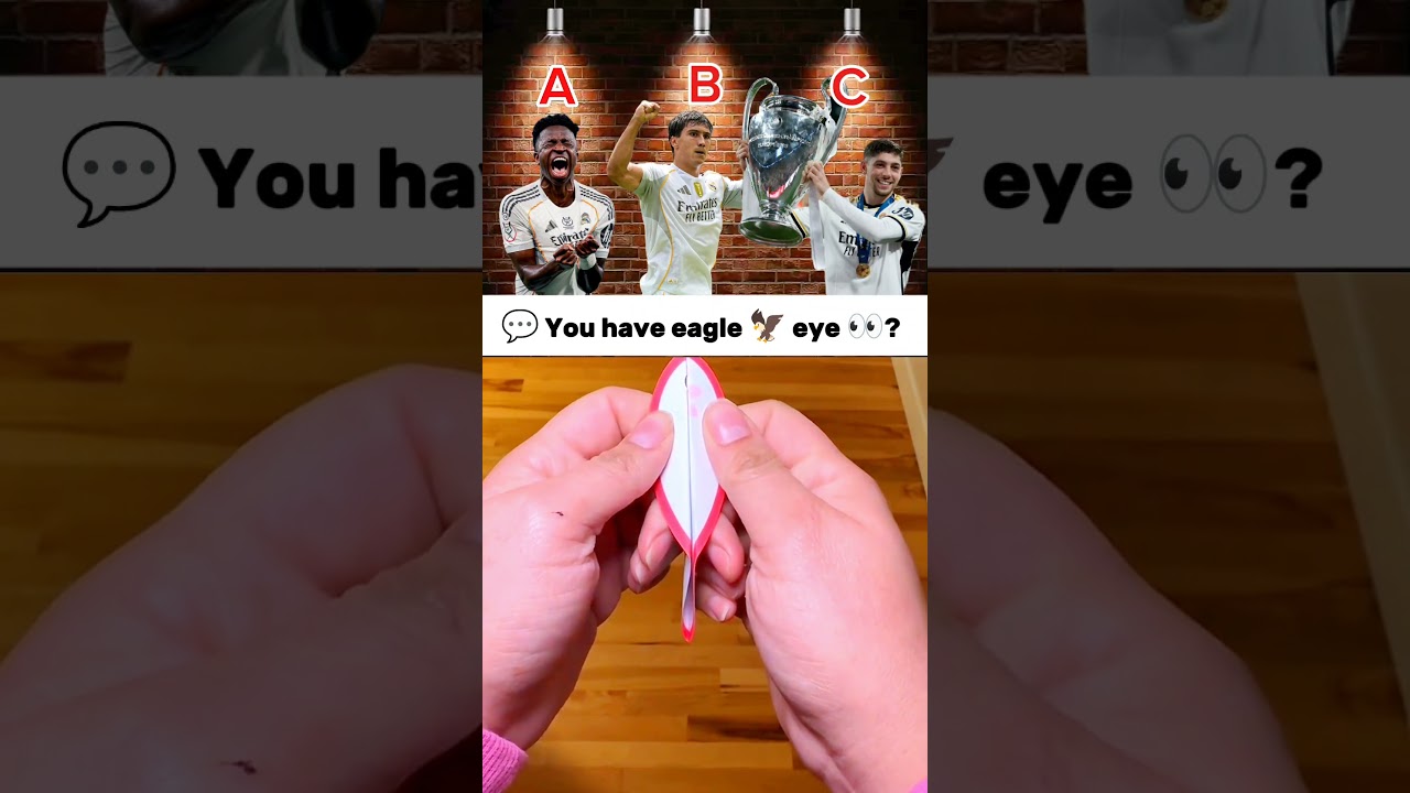 Real Madrid Eagle Eye Challenge 👀⚽ Can You Guess The Player? 
