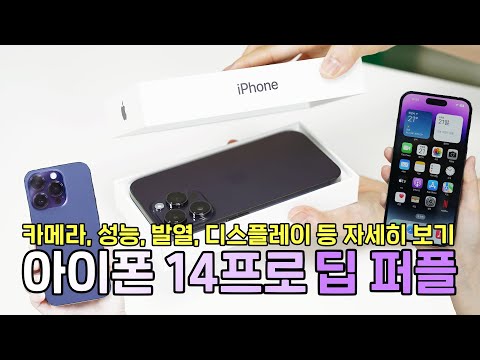 아이폰 14프로 딥 퍼플 자세히 보기! 카메라, 성능, 발열, 디스플레이, 디자인 등