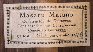 Giới thiệu Masaru Matano clase 500 (1976) giá 7 triệu 500. Âm thanh cực hay, có khuyết điểm ạ