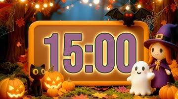 Halloween 15 Minute Timer with Acoustic Guitar