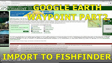 How to use Navionics to import waypoints to fish finder (2 of 3)