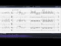 No Guts No Glory Bolt Thrower Sync D Guitar Bass Transcription With On Screen Notation Tab