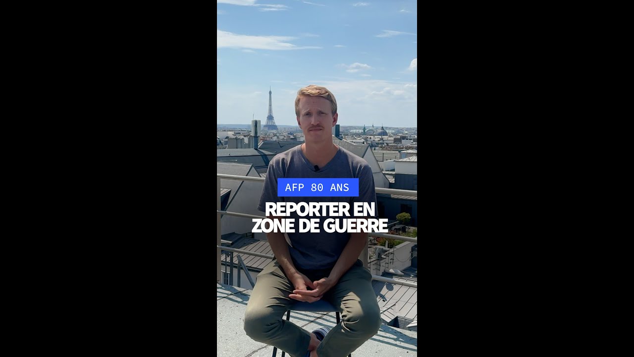 80 ans de l'AFP : Dylan Collins, reporter en zone de guerre - YouTube