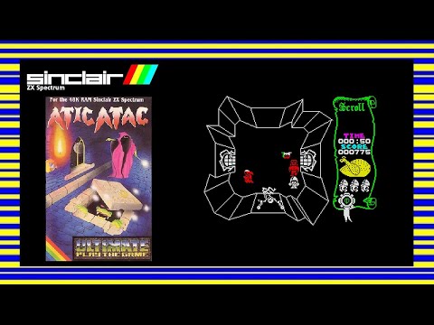 ATIC ATAC - ZX Spectrum Game Review - YouTube