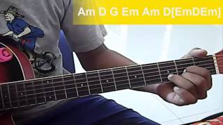 Video thumbnail of "Guitar Lession#011_Chompey Siemreab_ចំប៉ីសៀមរាប_Covered by Sothea Sok"