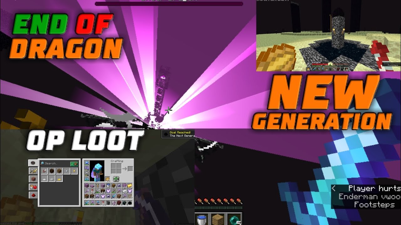KILL ENDER DRAGON ! technnogamerz cosmicboy2.0 duckio YouTube
