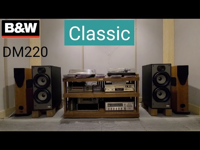 訳ありデッドストック級 B&W DM220 スピーカー ① B&W DM220 Classic - YouTube