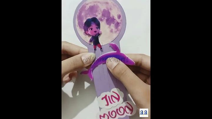 BTS Playful Bookmark || Paper craft #aspirationarts #bts #btsshorts