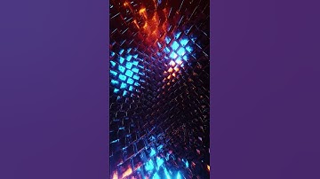 Abstract animation of random rotating metal cubes. Vertical looped video | Stock Video Footage