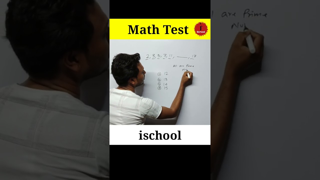2,3,5,7,11,____,17 Math series 
