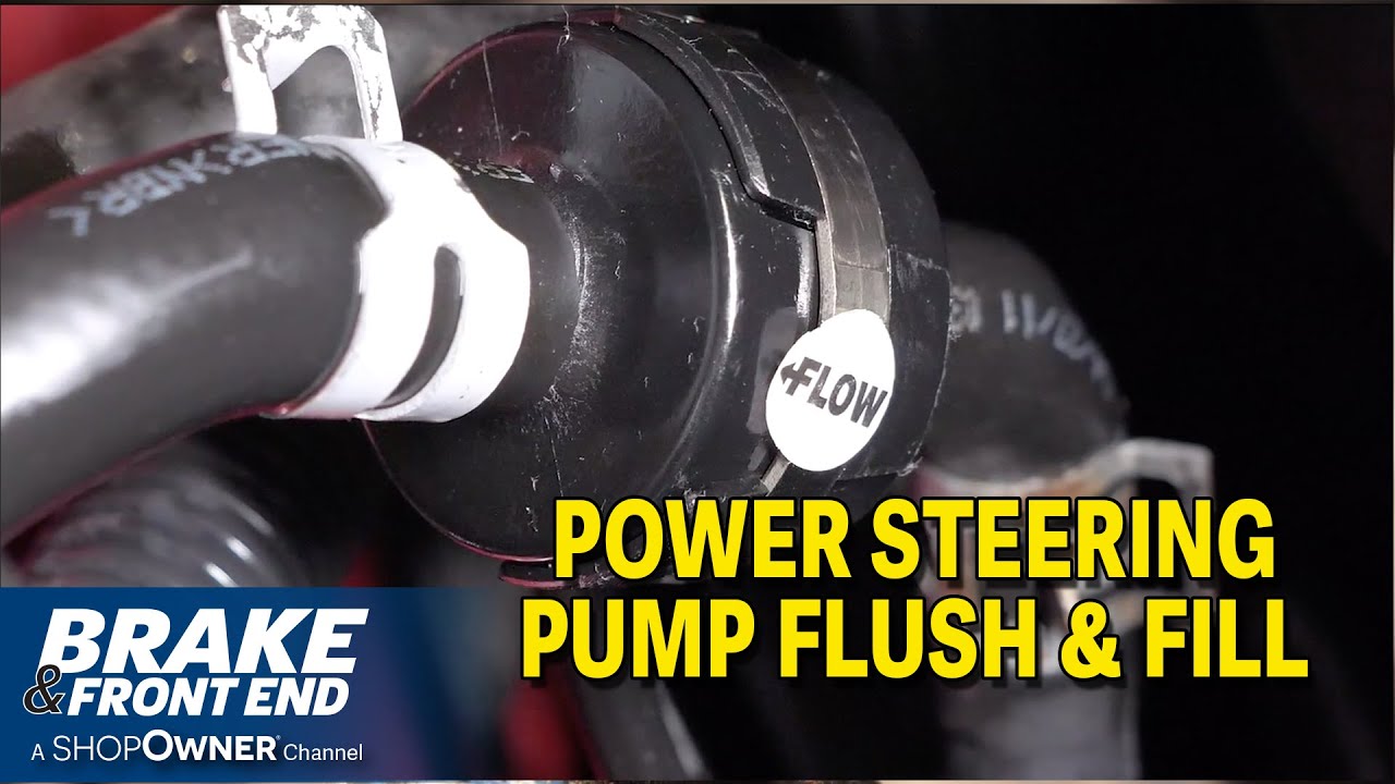Power Steering Pump Flush and Fill YouTube