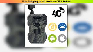 HC-880Pro 4G Trail Camera 30MP 2K Resolution Night Vision Hunting Wildlife Game Monitoring Camera
