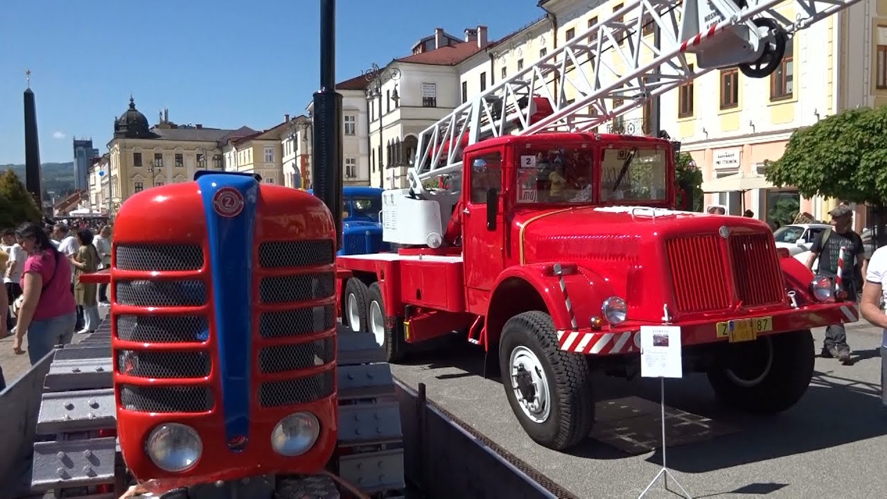 1 Máj 2024 Banská Bystrica, stretnutie veteránov. Historické vozidlá