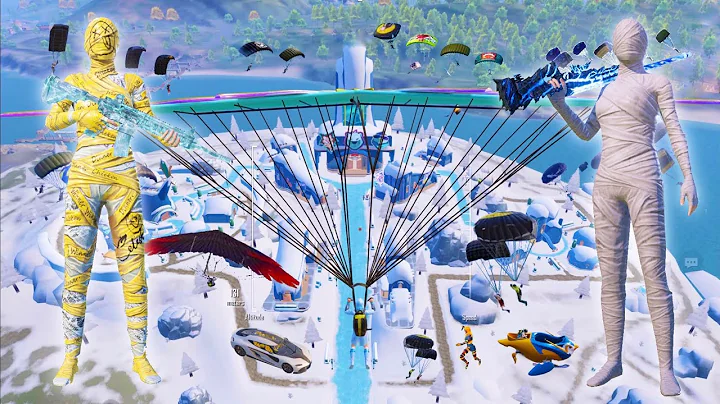 MY BEST LANDING in NEW UPDATE with DOUBLE MUMMY SET🔥PUBG Mobile