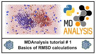 MDAnalysis tutorial #1: introduction to Analysis module and RMSD calculations