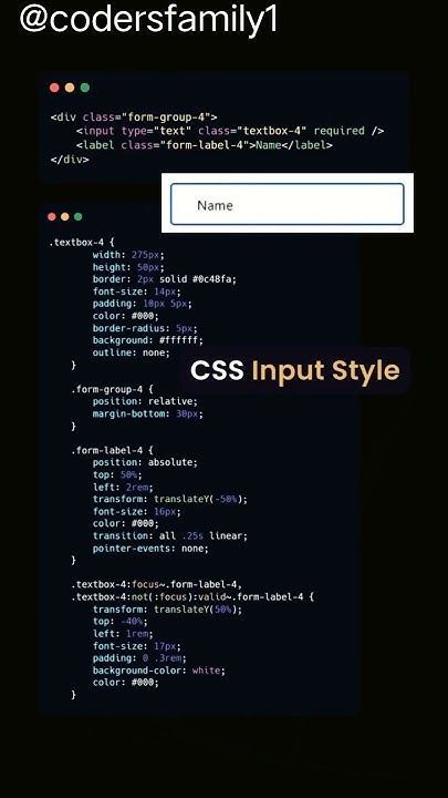 css input style #css #input #desing #style #coders_family #coding #html ...