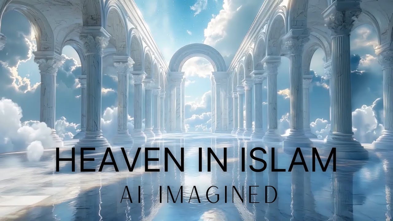What Paradise Might Look Like — AI Visualization Based on the Quran 🌴✨
