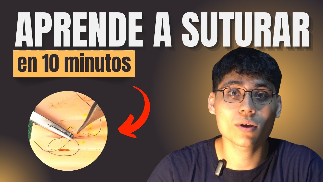 Cómo hacer una sutura de punto simple discontinuo | Técnica paso a paso para estudiantes de medicina