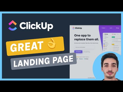 SaaS Landing Page Teardown: ClickUp - What a great example!